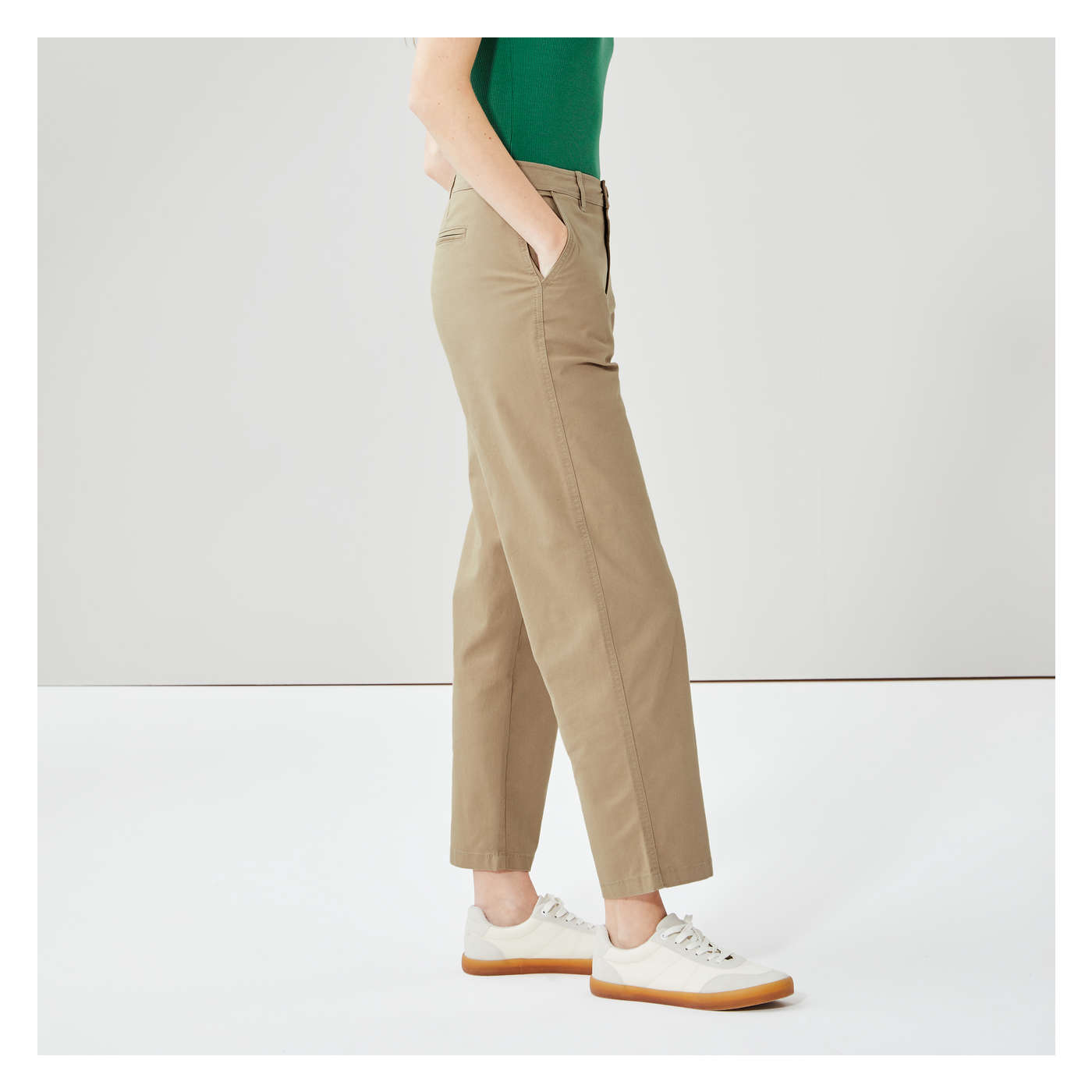 Chino Pant in JF Khaki Brown from Joe Fresh